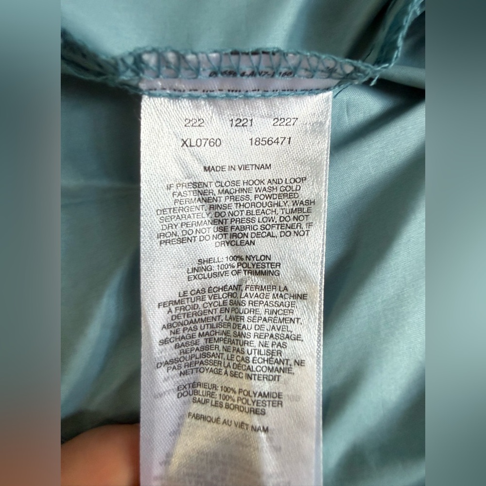 Columbia Women's Teal Windbreaker Rain Jacket - Picture 3 of 6